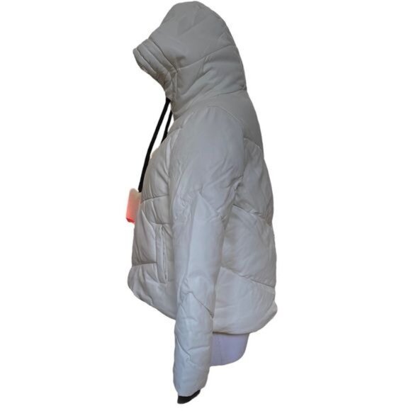 Marc New York Performance Vegan Leather Puffer Jacket Winter White Size Medium - Picture 12 of 17